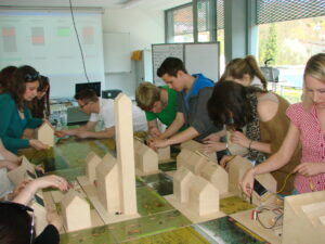Energiespardorf im Einsatz bei einem Workshop